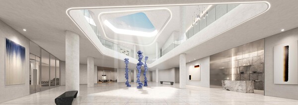 래미안 와이츠커뮤니티 로비