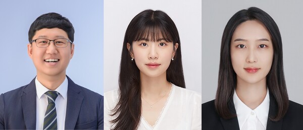 (좌측부터) 이상준 교수, 오주은 연구원(제1저자), 이지혜 연구원(제1저자)